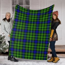 Scottish Rollo Modern Clan Tartan Blanket Tartan Plaid Sherpa Blanket Scottish Plaid Tartan Plaid - ScotsTee - scotstee.com