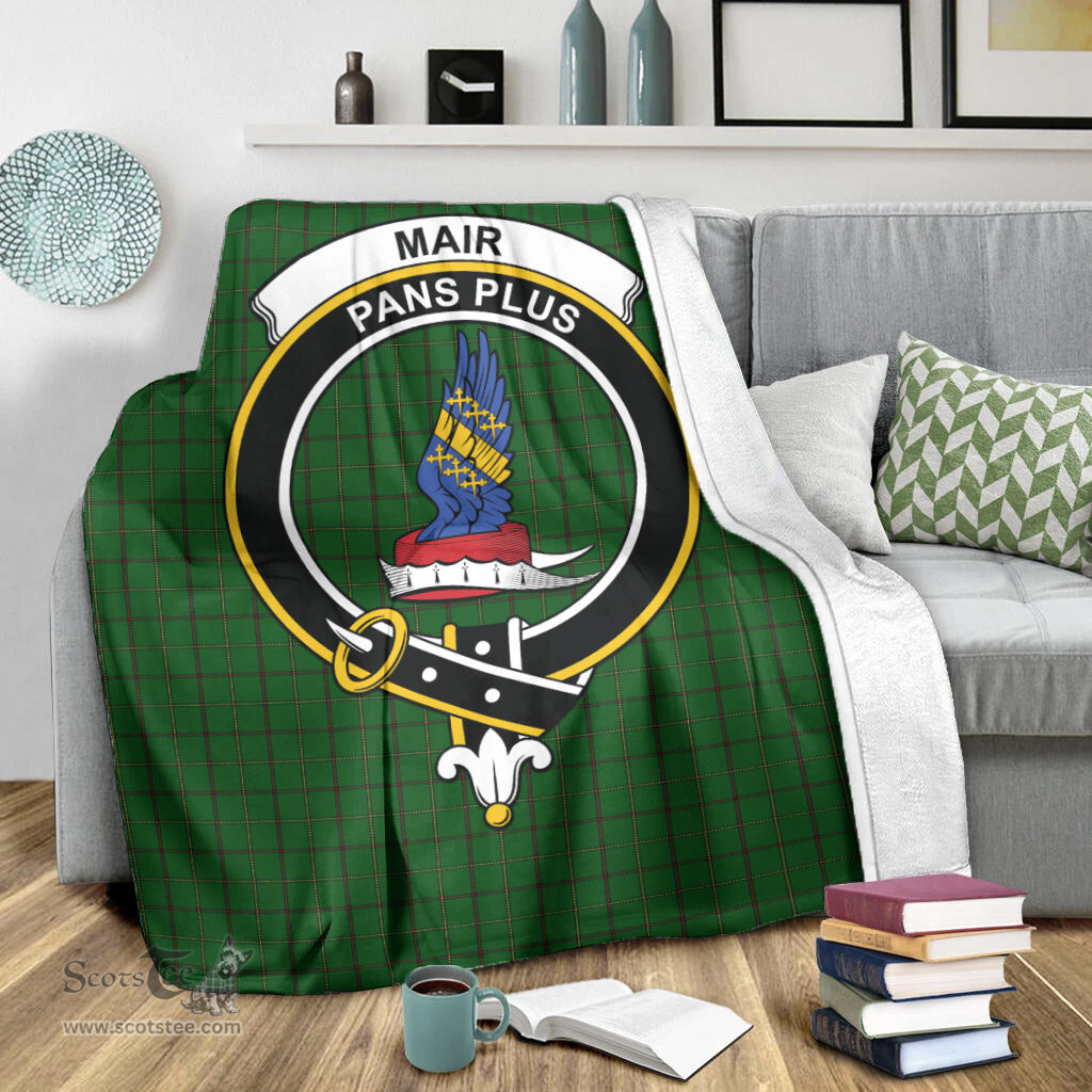 Scottish Mar Tribe Clan Tartan Blanket with Family Crest Tartan Plaid Sherpa Blanket Scottish Plaid Tartan Plaid - ScotsTee - scotstee.com