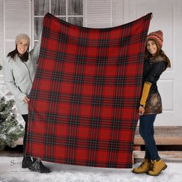 Scottish Wemyss Clan Tartan Blanket Tartan Plaid Sherpa Blanket Scottish Plaid Tartan Plaid - ScotsTee - scotstee.com