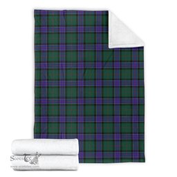 Scottish Sinclair Hunting Modern Clan Tartan Blanket Tartan Plaid Sherpa Blanket Scottish Plaid Tartan Plaid - ScotsTee - scotstee.com