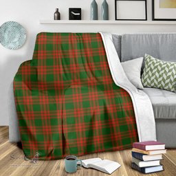 Scottish Menzies Green Modern Clan Tartan Blanket Tartan Plaid Sherpa Blanket Scottish Plaid Tartan Plaid - ScotsTee - scotstee.com