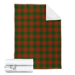 Scottish Menzies Green Modern Clan Tartan Blanket Tartan Plaid Sherpa Blanket Scottish Plaid Tartan Plaid - ScotsTee - scotstee.com