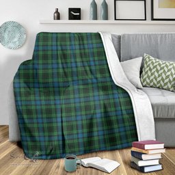 Scottish O'Donohue Clan Tartan Blanket Tartan Plaid Sherpa Blanket Scottish Plaid Tartan Plaid - ScotsTee - scotstee.com