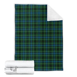 Scottish O'Donohue Clan Tartan Blanket Tartan Plaid Sherpa Blanket Scottish Plaid Tartan Plaid - ScotsTee - scotstee.com