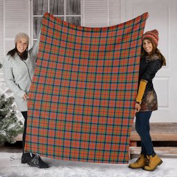 Scottish MacNaughton Ancient Clan Tartan Blanket Tartan Plaid Sherpa Blanket Scottish Plaid Tartan Plaid - ScotsTee - scotstee.com