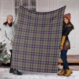 Scottish Taylor Weathered Clan Tartan Blanket Tartan Plaid Sherpa Blanket Scottish Plaid Tartan Plaid - ScotsTee - scotstee.com