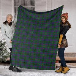 Scottish Wood Clan Tartan Blanket Tartan Plaid Sherpa Blanket Scottish Plaid Tartan Plaid - ScotsTee - scotstee.com