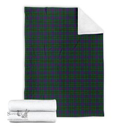 Scottish Wood Clan Tartan Blanket Tartan Plaid Sherpa Blanket Scottish Plaid Tartan Plaid - ScotsTee - scotstee.com