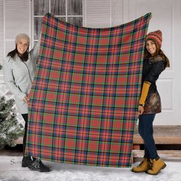 Scottish MacPherson Ancient Clan Tartan Blanket Tartan Plaid Sherpa Blanket Scottish Plaid Tartan Plaid - ScotsTee - scotstee.com