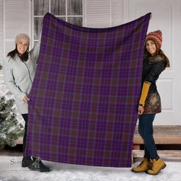 Scottish Phillips Clan Tartan Blanket Tartan Plaid Sherpa Blanket Scottish Plaid Tartan Plaid - ScotsTee - scotstee.com