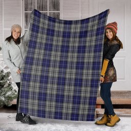 Scottish Napier Clan Tartan Blanket Tartan Plaid Sherpa Blanket Scottish Plaid Tartan Plaid - ScotsTee - scotstee.com