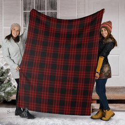 Scottish Menzies Hunting Clan Tartan Blanket Tartan Plaid Sherpa Blanket Scottish Plaid Tartan Plaid - ScotsTee - scotstee.com