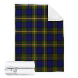 Scottish Muir Clan Tartan Blanket Tartan Plaid Sherpa Blanket Scottish Plaid Tartan Plaid - ScotsTee - scotstee.com