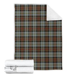Scottish MacLeod of Harris Weathered Clan Tartan Blanket Tartan Plaid Sherpa Blanket Scottish Plaid Tartan Plaid - ScotsTee - scotstee.com