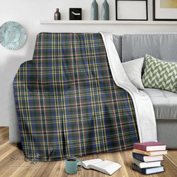 Scottish Scott Green Modern Clan Tartan Blanket Tartan Plaid Sherpa Blanket Scottish Plaid Tartan Plaid - ScotsTee - scotstee.com