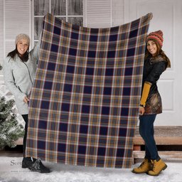Scottish Stewart Navy Clan Tartan Blanket Tartan Plaid Sherpa Blanket Scottish Plaid Tartan Plaid - ScotsTee - scotstee.com