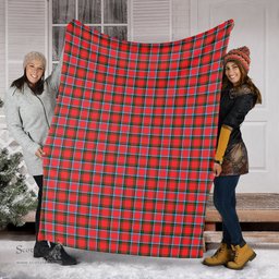 Scottish Sinclair Modern Clan Tartan Blanket Tartan Plaid Sherpa Blanket Scottish Plaid Tartan Plaid - ScotsTee - scotstee.com