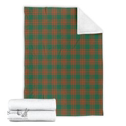 Scottish Menzies Green Ancient Clan Tartan Blanket Tartan Plaid Sherpa Blanket Scottish Plaid Tartan Plaid - ScotsTee - scotstee.com