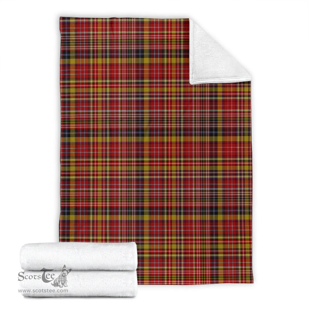 Scottish Ogilvie (Ogilvy) of Strathallan Clan Tartan Blanket Tartan Plaid Sherpa Blanket Scottish Plaid Tartan Plaid - ScotsTee - scotstee.com