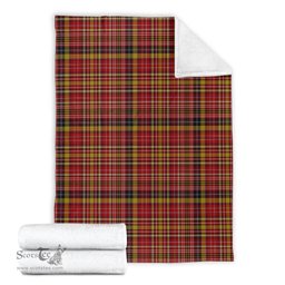 Scottish Ogilvie (Ogilvy) of Strathallan Clan Tartan Blanket Tartan Plaid Sherpa Blanket Scottish Plaid Tartan Plaid - ScotsTee - scotstee.com