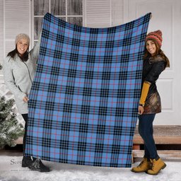 Scottish MacKay Blue Clan Tartan Blanket Tartan Plaid Sherpa Blanket Scottish Plaid Tartan Plaid - ScotsTee - scotstee.com