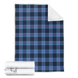 Scottish MacKay Blue Clan Tartan Blanket Tartan Plaid Sherpa Blanket Scottish Plaid Tartan Plaid - ScotsTee - scotstee.com