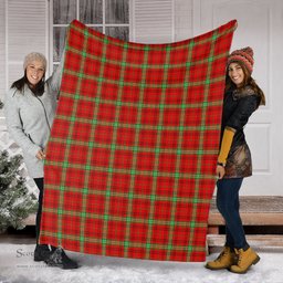 Scottish Morrison Red Modern Clan Tartan Blanket Tartan Plaid Sherpa Blanket Scottish Plaid Tartan Plaid - ScotsTee - scotstee.com