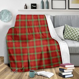 Scottish Morrison Red Modern Clan Tartan Blanket Tartan Plaid Sherpa Blanket Scottish Plaid Tartan Plaid - ScotsTee - scotstee.com