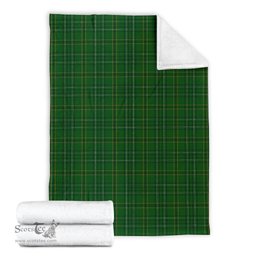 Scottish Wexford County Ireland Clan Tartan Blanket Tartan Plaid Sherpa Blanket Scottish Plaid Tartan Plaid - ScotsTee - scotstee.com