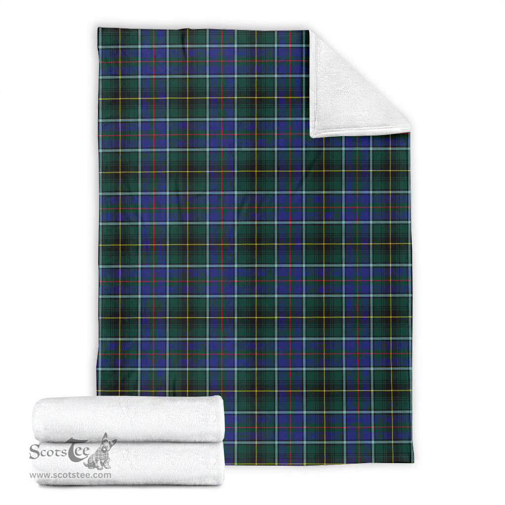 Scottish MacInnes Modern Clan Tartan Blanket Tartan Plaid Sherpa Blanket Scottish Plaid Tartan Plaid - ScotsTee - scotstee.com