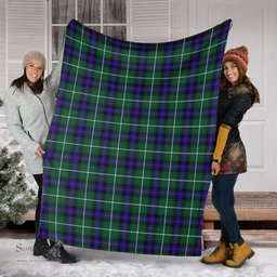 Scottish MacDonald of the Isles Hunting Modern Clan Tartan Blanket Tartan Plaid Sherpa Blanket Scottish Plaid Tartan Plaid - ScotsTee - scotstee.com