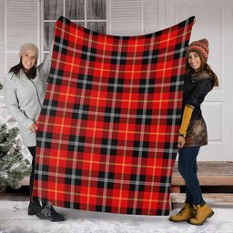 Scottish Majoribanks Clan Tartan Blanket Tartan Plaid Sherpa Blanket Scottish Plaid Tartan Plaid - ScotsTee - scotstee.com
