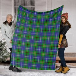 Scottish Turnbull Hunting Clan Tartan Blanket Tartan Plaid Sherpa Blanket Scottish Plaid Tartan Plaid - ScotsTee - scotstee.com