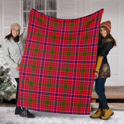 Scottish MacRae Modern Clan Tartan Blanket Tartan Plaid Sherpa Blanket Scottish Plaid Tartan Plaid - ScotsTee - scotstee.com