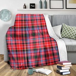 Scottish Straiton Clan Tartan Blanket Tartan Plaid Sherpa Blanket Scottish Plaid Tartan Plaid - ScotsTee - scotstee.com