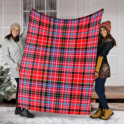 Scottish Straiton Clan Tartan Blanket Tartan Plaid Sherpa Blanket Scottish Plaid Tartan Plaid - ScotsTee - scotstee.com