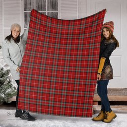 Scottish Stuart of Bute Clan Tartan Blanket Tartan Plaid Sherpa Blanket Scottish Plaid Tartan Plaid - ScotsTee - scotstee.com