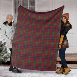 Scottish Rice of Wales Clan Tartan Blanket Tartan Plaid Sherpa Blanket Scottish Plaid Tartan Plaid - ScotsTee - scotstee.com