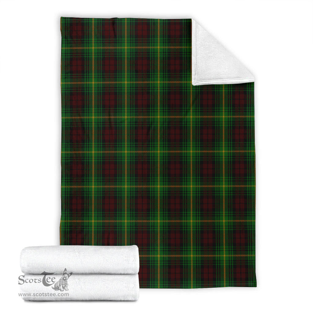Scottish Martin Clan Tartan Blanket Tartan Plaid Sherpa Blanket Scottish Plaid Tartan Plaid - ScotsTee - scotstee.com