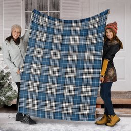 Scottish Napier Modern Clan Tartan Blanket Tartan Plaid Sherpa Blanket Scottish Plaid Tartan Plaid - ScotsTee - scotstee.com