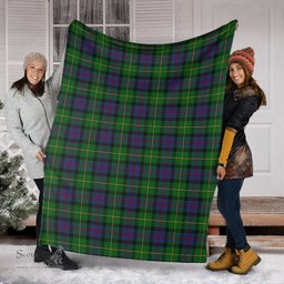 Scottish Tait Modern Clan Tartan Blanket Tartan Plaid Sherpa Blanket Scottish Plaid Tartan Plaid - ScotsTee - scotstee.com