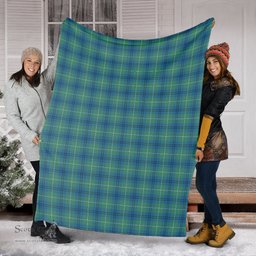 Scottish Oliphant Ancient Clan Tartan Blanket Tartan Plaid Sherpa Blanket Scottish Plaid Tartan Plaid - ScotsTee - scotstee.com