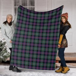 Scottish Rose Hunting Modern Clan Tartan Blanket Tartan Plaid Sherpa Blanket Scottish Plaid Tartan Plaid - ScotsTee - scotstee.com