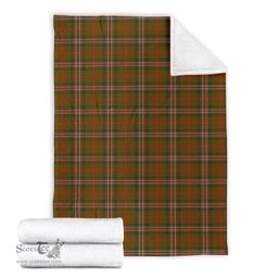 Scottish Scott Brown Modern Clan Tartan Blanket Tartan Plaid Sherpa Blanket Scottish Plaid Tartan Plaid - ScotsTee - scotstee.com