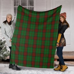 Scottish Maxwell Hunting Clan Tartan Blanket Tartan Plaid Sherpa Blanket Scottish Plaid Tartan Plaid - ScotsTee - scotstee.com