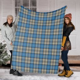 Scottish Napier Ancient Clan Tartan Blanket Tartan Plaid Sherpa Blanket Scottish Plaid Tartan Plaid - ScotsTee - scotstee.com