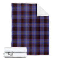 Scottish Rutherford Clan Tartan Blanket Tartan Plaid Sherpa Blanket Scottish Plaid Tartan Plaid - ScotsTee - scotstee.com