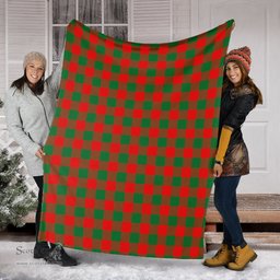 Scottish Moncrieff Modern Clan Tartan Blanket Tartan Plaid Sherpa Blanket Scottish Plaid Tartan Plaid - ScotsTee - scotstee.com