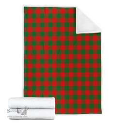 Scottish Moncrieff Modern Clan Tartan Blanket Tartan Plaid Sherpa Blanket Scottish Plaid Tartan Plaid - ScotsTee - scotstee.com