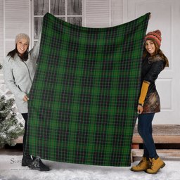 Scottish MacAulay Hunting Clan Tartan Blanket Tartan Plaid Sherpa Blanket Scottish Plaid Tartan Plaid - ScotsTee - scotstee.com